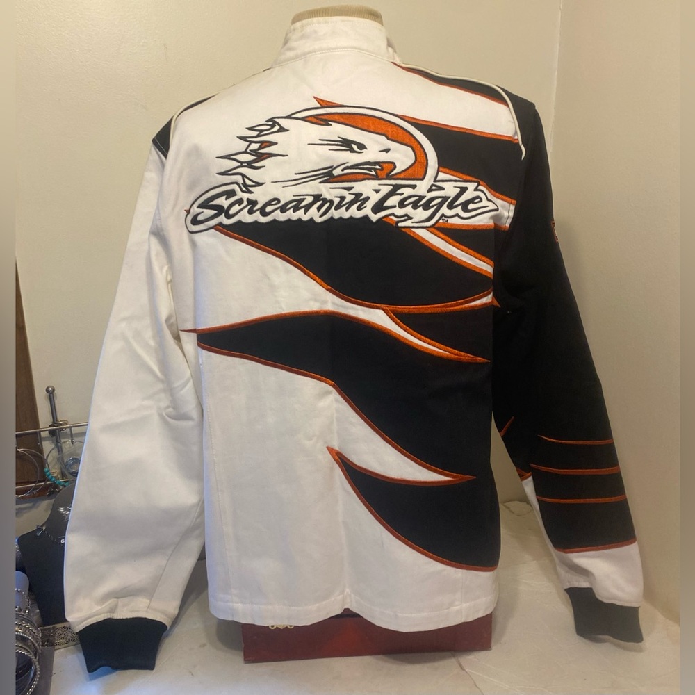 Harley Davidson Ladies 1W Racing Edition Screaming Eagle Jacket RARE RARE RARE! - Picture 2 of 14